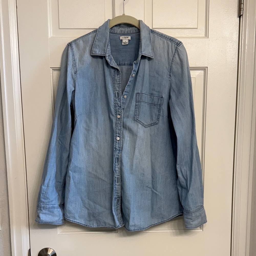 J. Crew Denim Blue Casual Shirt